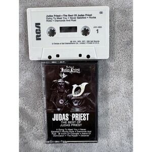 Vintage Judas Priest Cassette Tape The Best Of Judas Priest Heavy Metal 1978 RCA